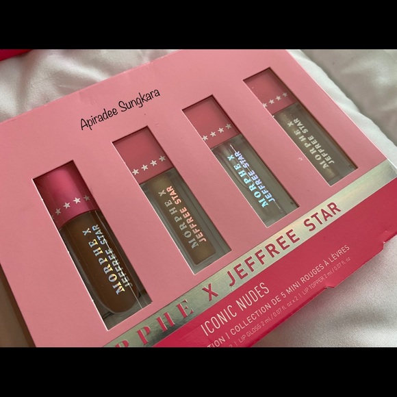 ❌SOLD❌NEW JEFFREE STAR ICONIC NUDES 5 PIECE MINI LIP COLLECTION - Picture 5 of 15